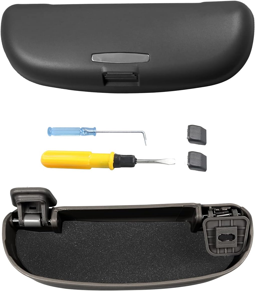 GAFAT 2017-2022 Hyunda-i Kona Hybrid/Electronic EV/GT/N Line Sunglasses Case Storage Organizer Accessories Kona (Dark Gray)