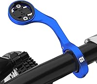 Vista 11 de Soporte frontal para computadora de ciclismo, soporte para computadora GPS para bicicleta, soporte integrado para manubrio de bicicleta para Garmin