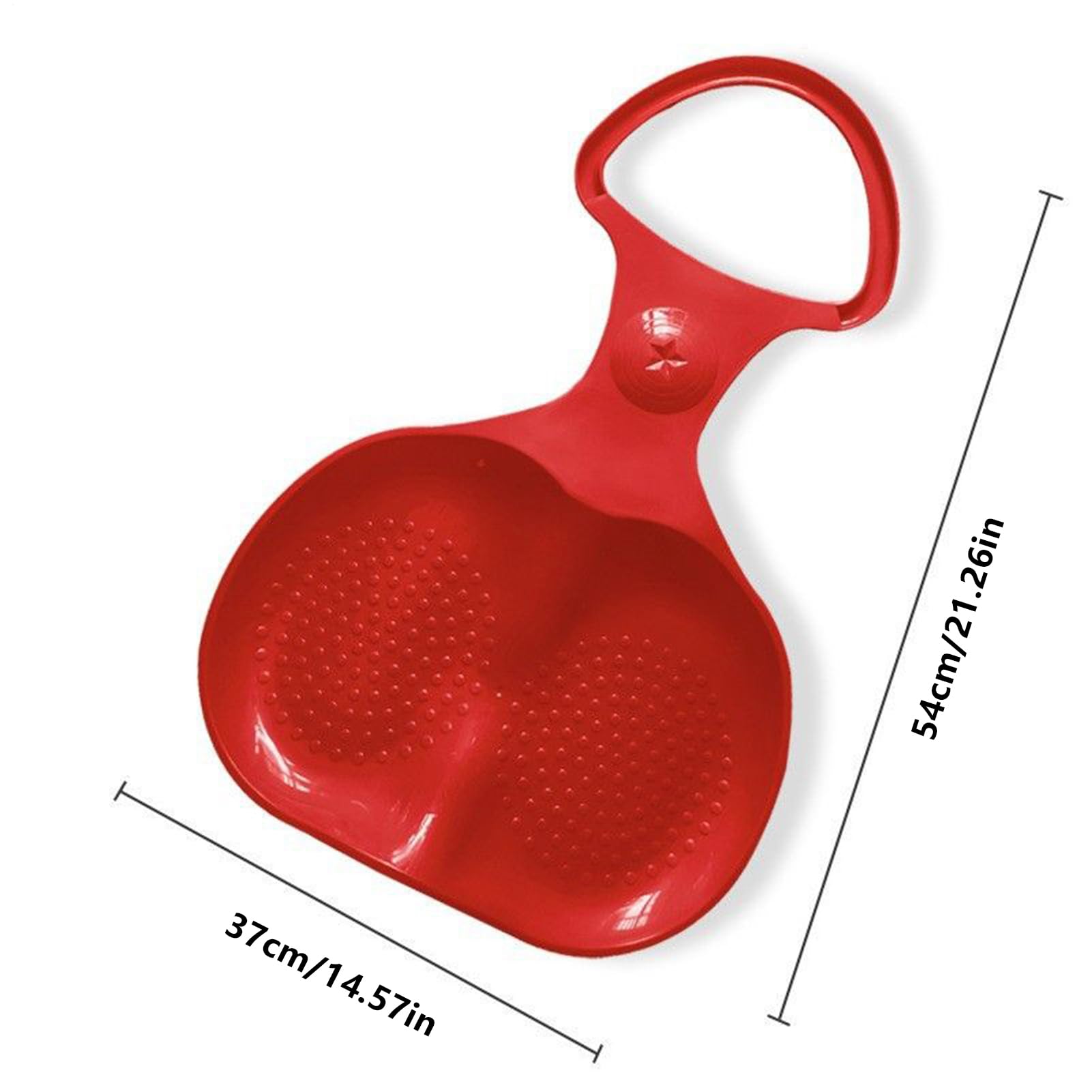 Trineo de nieve para exteriores, suministros de trineo, trineo de nieve con material duradero, nieve resistente con asas de seguridad, trineo de carreras, trineos de nieve para familiares, niños