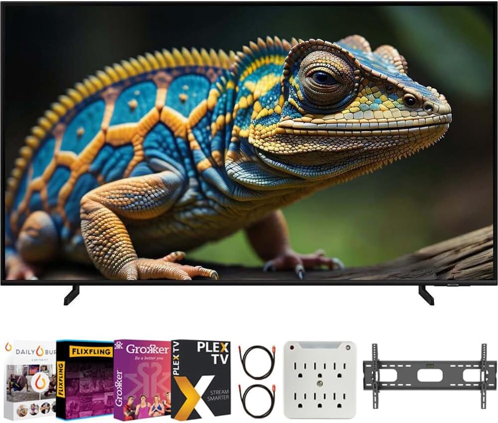 SAMSUNG QN43Q60D 43 Inch QLED 4K Smart TV Bundle with Premiere Movie Streaming Package & TV Setup Bundle with Wall Mount + Surge Adapter + HDMI Cable & More (2024 Model) SAMSUNG QN43Q60D 43 Inch QLED 4K Smart TV Bundle with Premiere Movie Streaming Package & TV Setup Bundle with Wall Mount + Surge Adapter + HDMI Cable & More (2024 Model)