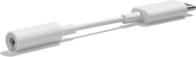 Google USB C to 3.5mm Headphone Adapter - White