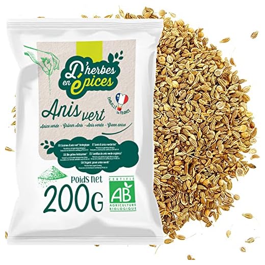 D'HERBES EN EPICES | Anís verde 200g | Infusiones y tés de hierbas orgánicos a granel | Producto organico certificado