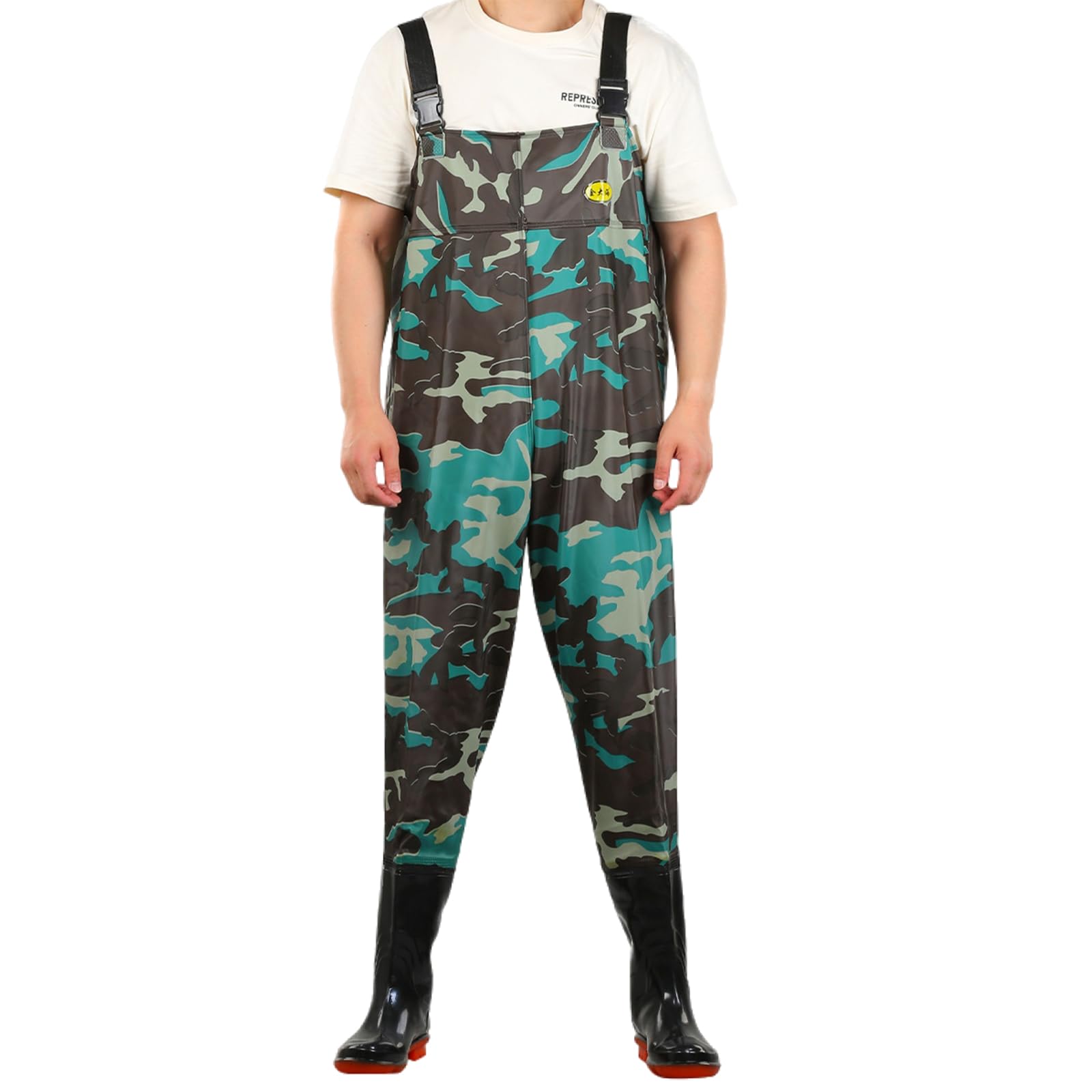 Vadeadores Impermeables y Transpirables,Pantalones de Pesca,Traje de vadear,Correa Ajustable,Ajustables en la Cintur,para Regalo Amantes de Pesca y Deportiva,Limpieza de estanques