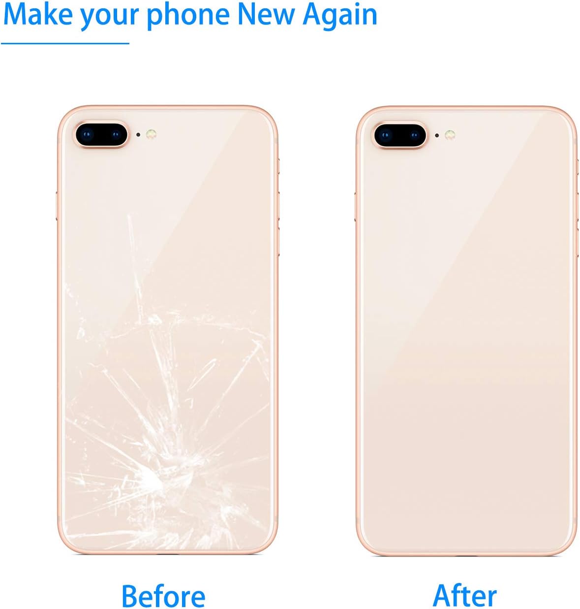 Bеѕt Cуbеr Mоndау 🔥 Vimour Back Housing Replacement for iPhone 8 Plus 5.5 Inches All Carriers with Back Glass Pre-Installed (Gold)