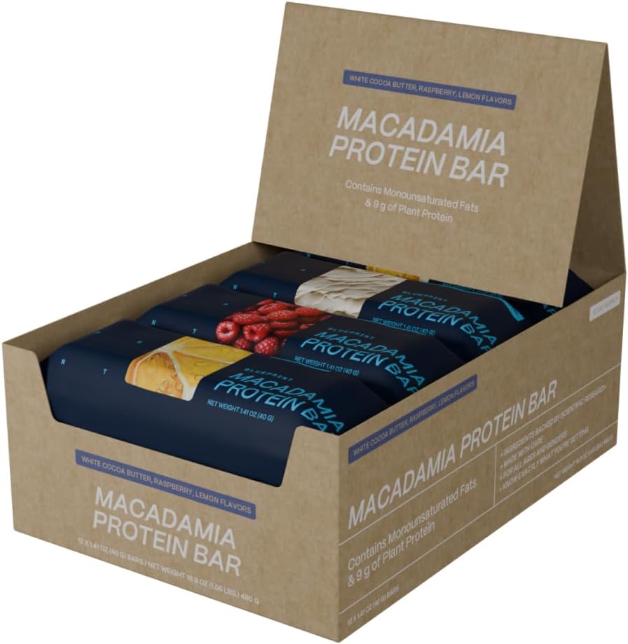 Blueprint Bryan Johnson Macadamia Bars - Variety Pack