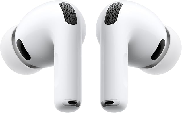 Apple AirPods Pro Wireless Earbuds Active Noise Cancellation Live Translation Heart Rate Sensing Hearing Aid Feature Bluetooth Headphones Spatial Audio High-Fidelity Sound USB-C Charging