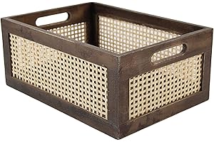 Captivating Cane Basket: A Rustic Charm for Home Storage
