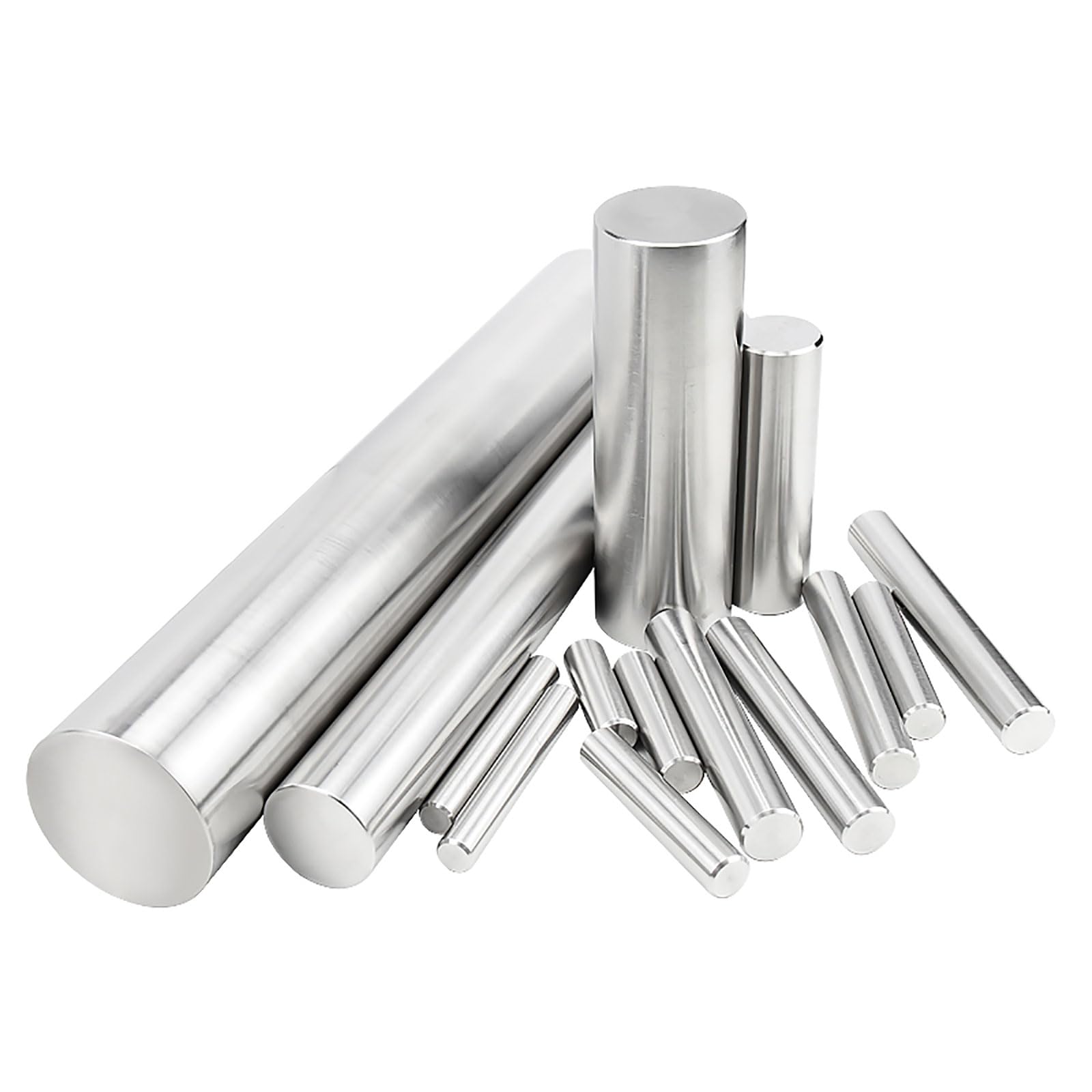 2 varillas redondas SUS 304, 500 mm de longitud | 2Pcsx500mmx35x500mm