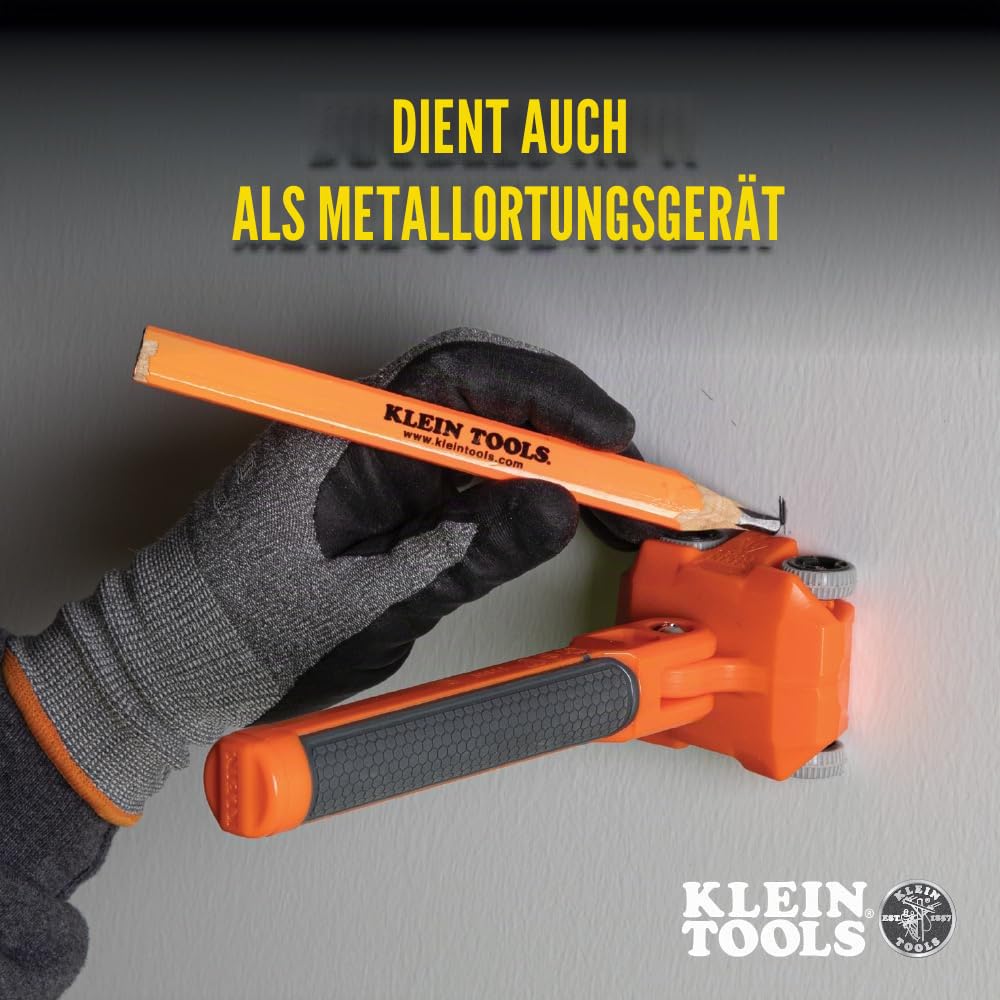 Klein Tools 50611 Magnetischer Kabelzieher Set | Draht Einziehhilfe für Kabelverlegung | Edelstahl Führungsdraht | Starke Neodym Magnete | Für Wände & Hohlräume