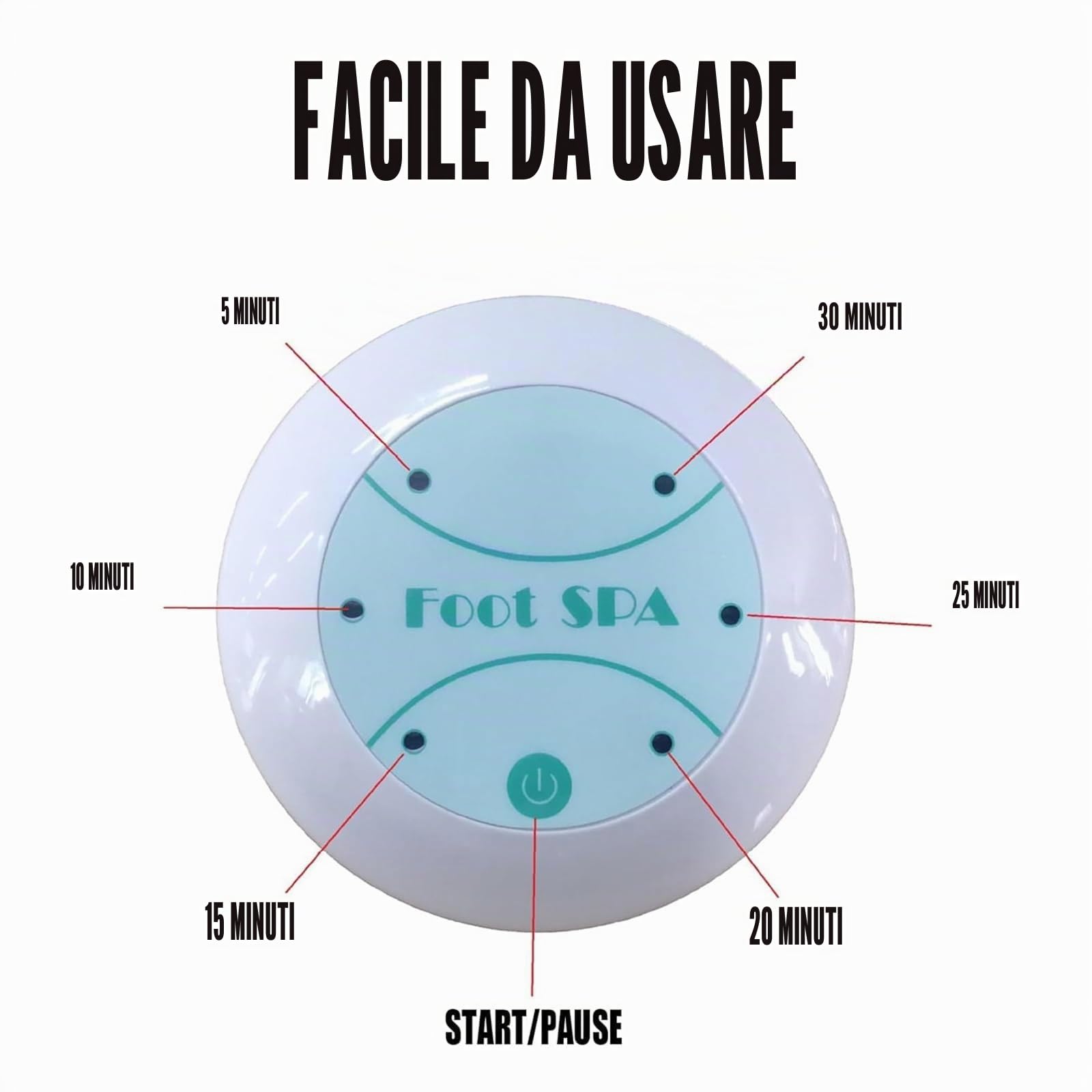 EASSL Ionic Foot Cleanse Ion Detox Pediluvio Disintossicazione Spa Ion Cleanse Chi macchina per uso domestico Beauty Club Salon, recuperare salute e vitalità (vasca non inclusa nella confezione