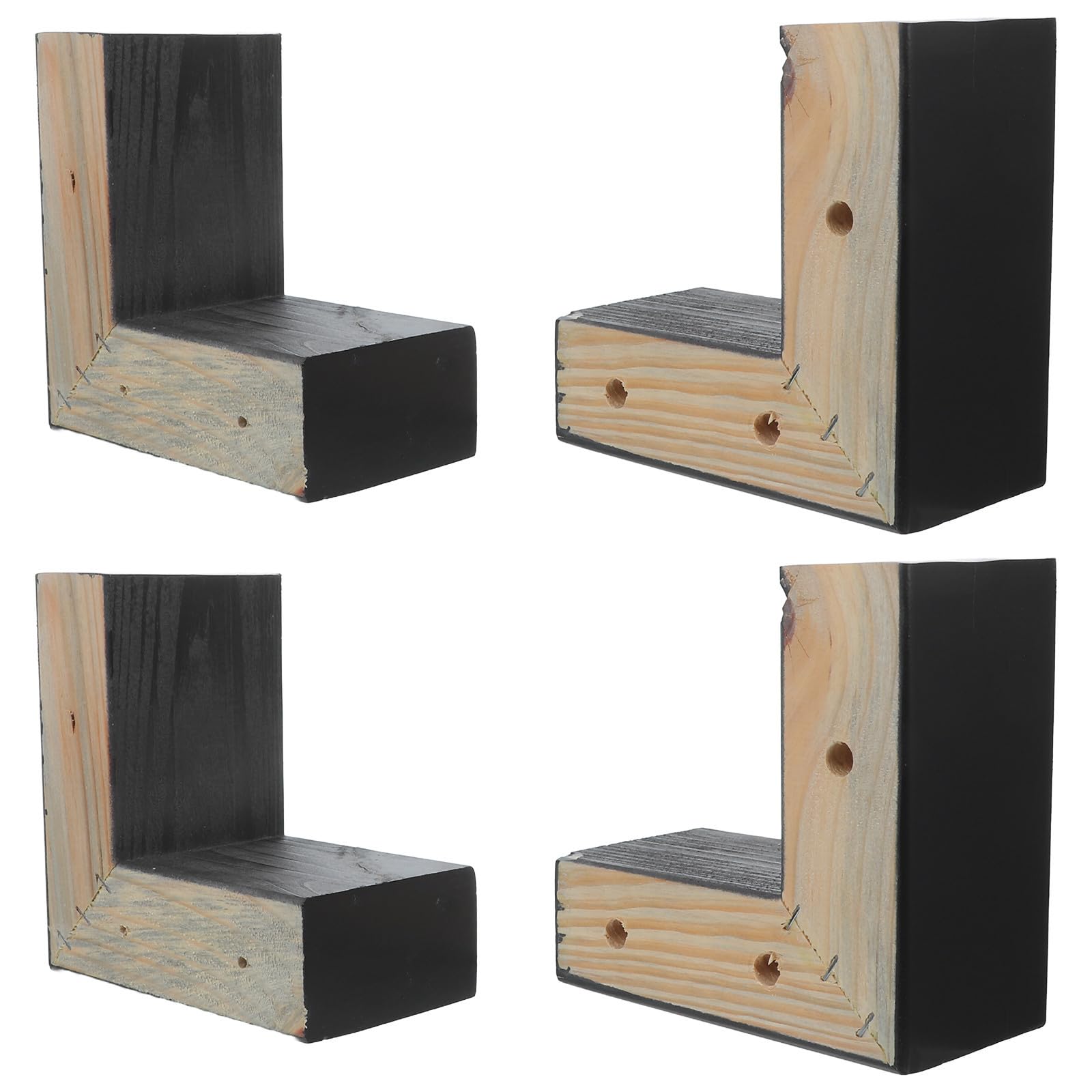 Ciieeo Gambe per Divano in Legno Massello 8cm, Supporto