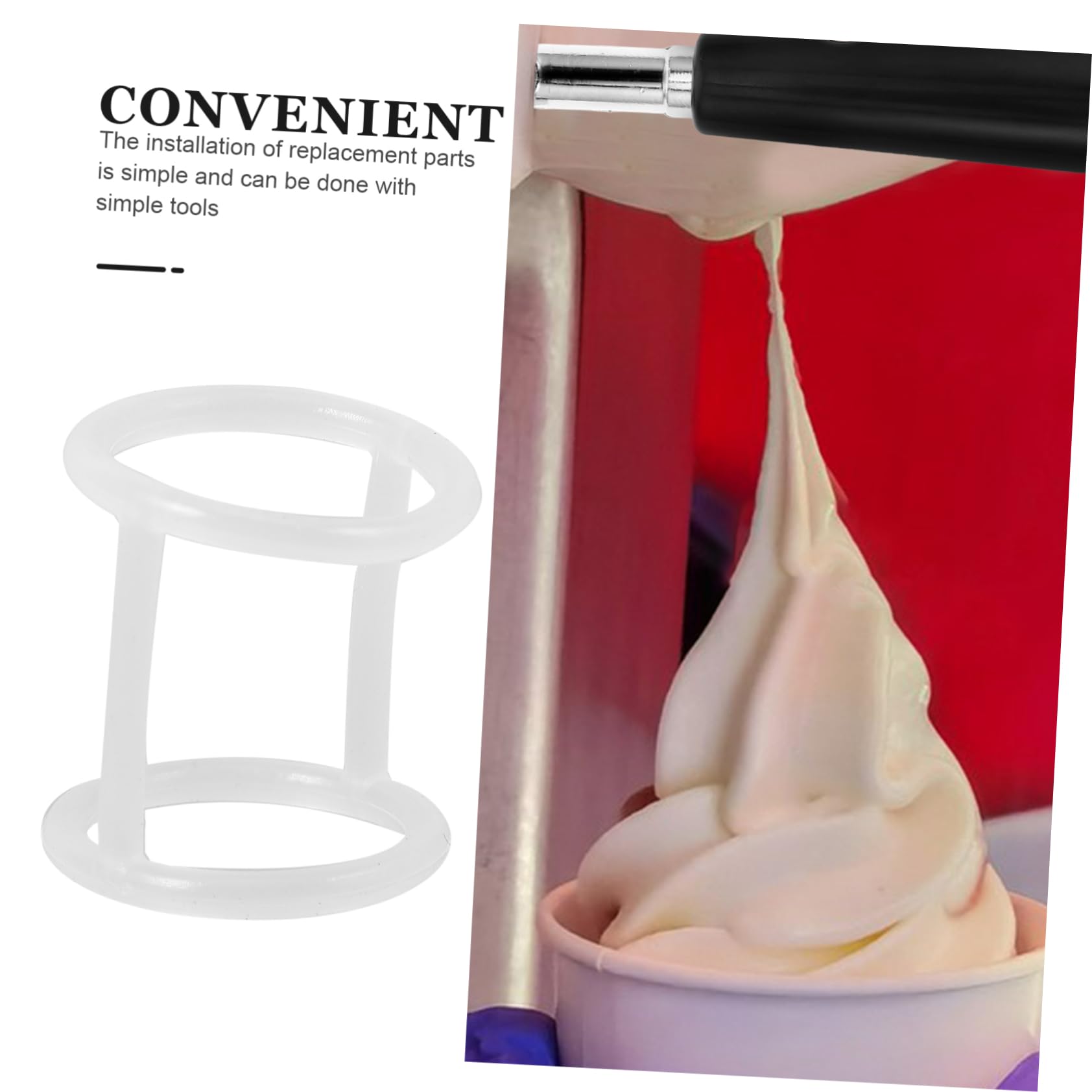 IMIKEYA 5 set di accessori per gelato macchine per gelato forniture gelato anelli di tenuta macchina gelato parti macchina gelato pezzi di ricambio 3 pezzi x 5