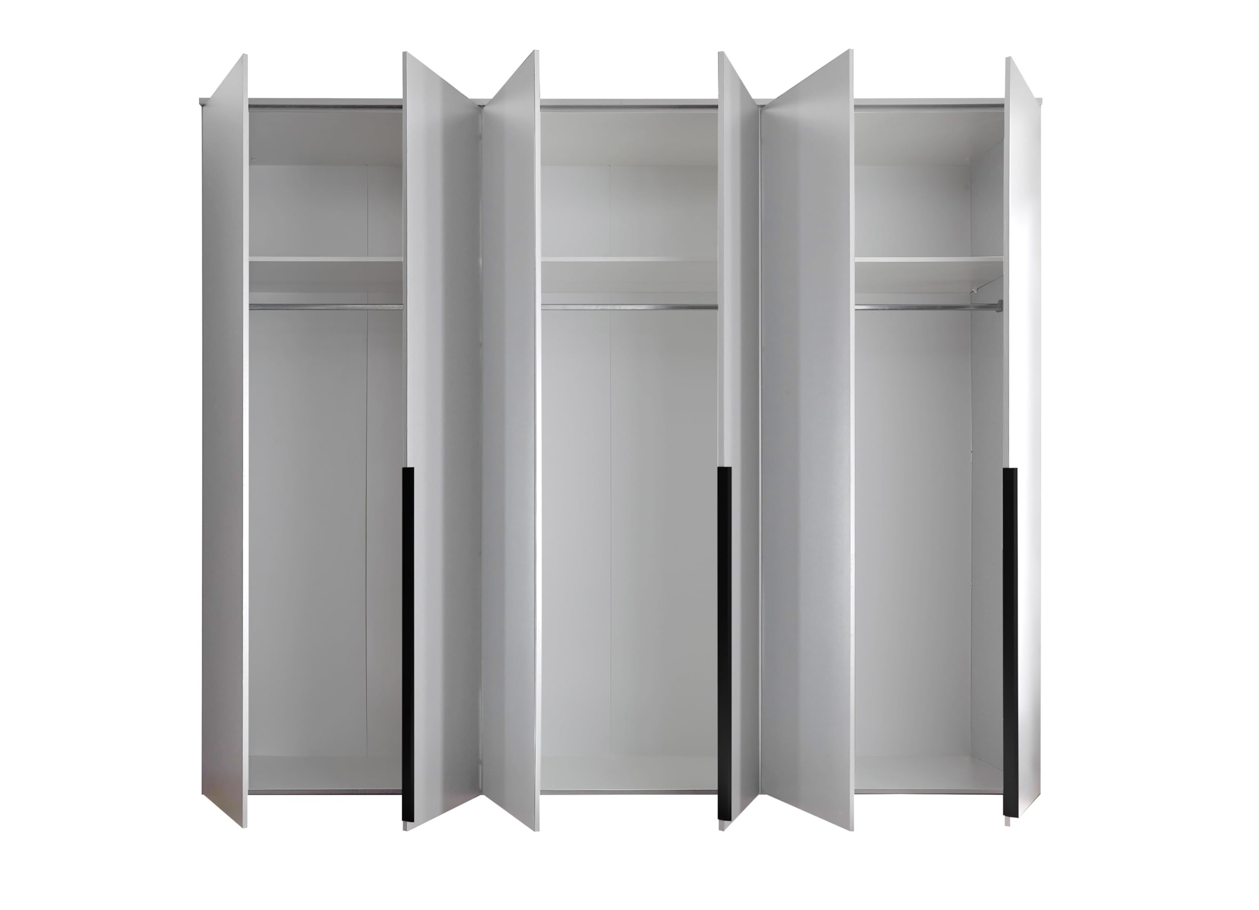 AVANTI TRENDSTORE Civiasco armadio a 6 ante battenti laminato bianco 270x225x52 cm