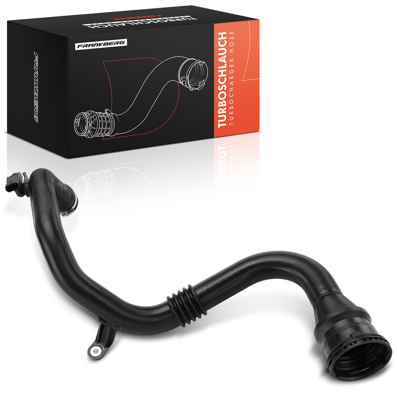 Frankberg Tubo intercooler lato freddo dopo il motore 8200981497 | Compatibile con: Scénic III JZ0/1, M.e.g.a.n.e III Grandtour KZ0/1, M.e.g.a.n.e III Hatchback B3 BZ0/1