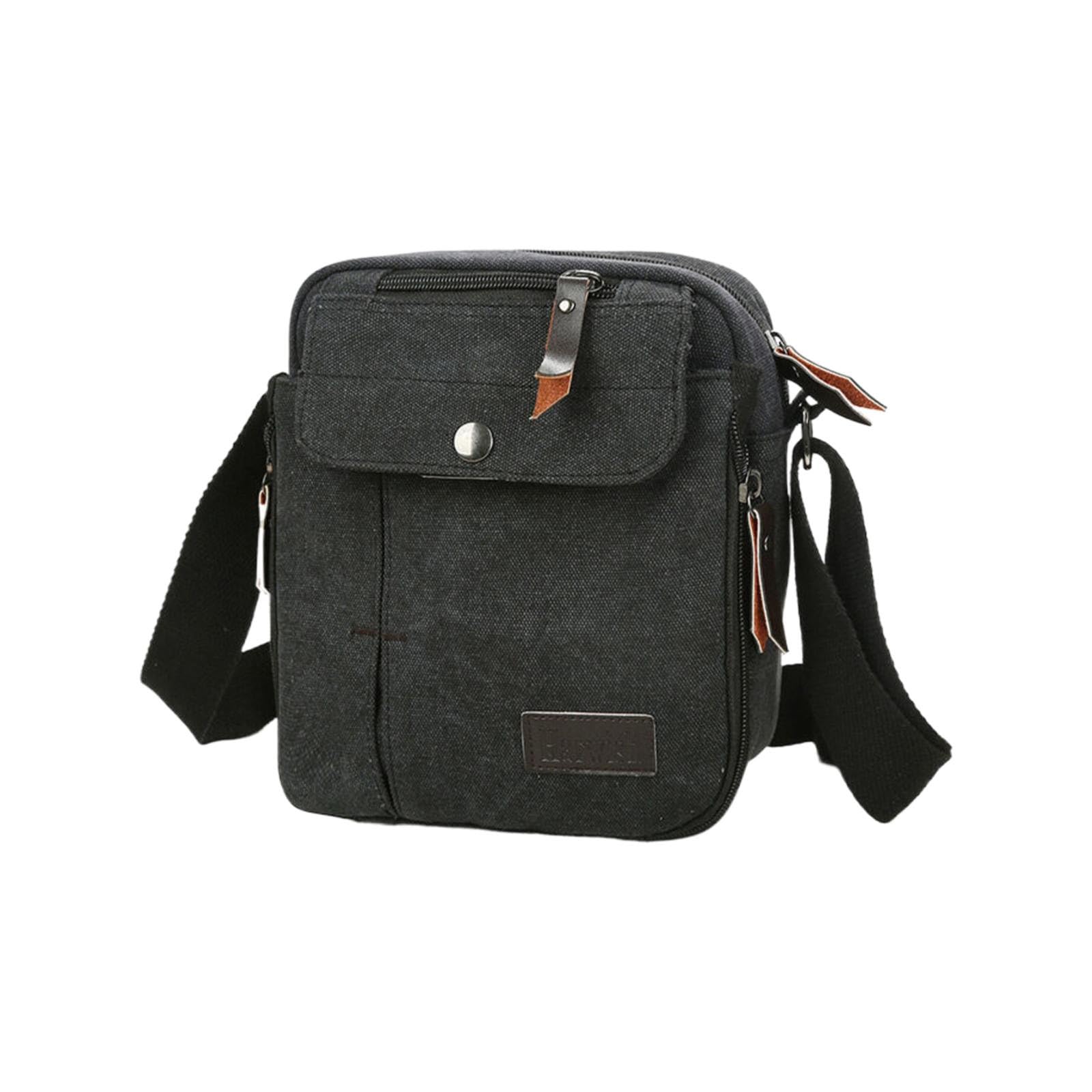 Men Causal Multifunctional Canvas Messenger Handbag Outdoor Shoulder Sling Bag Travel Bag Messenger Bag Work Bag