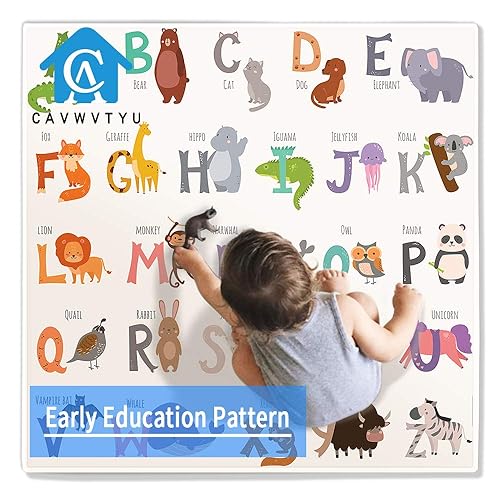 Miniatura 2 de Alfombrilla para silla alta de 51 pulgadas para el destete del bebé para comer salpicaduras para debajo de la trona antideslizante impermeable