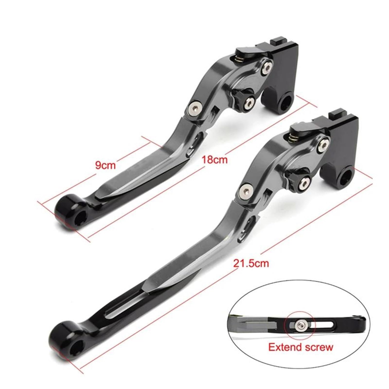 Maneta Embrague Freno Moto Para GSR400 200/-2012 Accesorios De Palanca De Embrague De Freno Plegable Ajustable En Longitud De Aleación De Aluminio CNC(6)