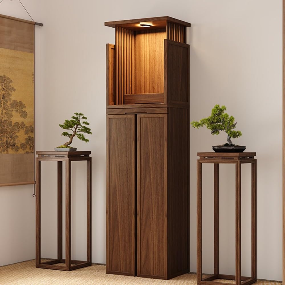 Tavola d'altare cinese Consolle da Altare in Legno Elegante Orientale | Banco for la meditazione di culto(M)