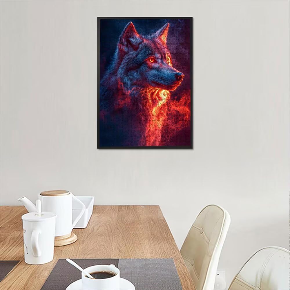 Puzzle 6000 Pezzi, Animali Feroci 3D Puzzle per Adulti Impegnativo, Educa Puzzles Artistico, Divertente E Stimolante Puzzles Decorativo per La Famiglia, Regalo e Decorazione Pareti DX0YL6-970