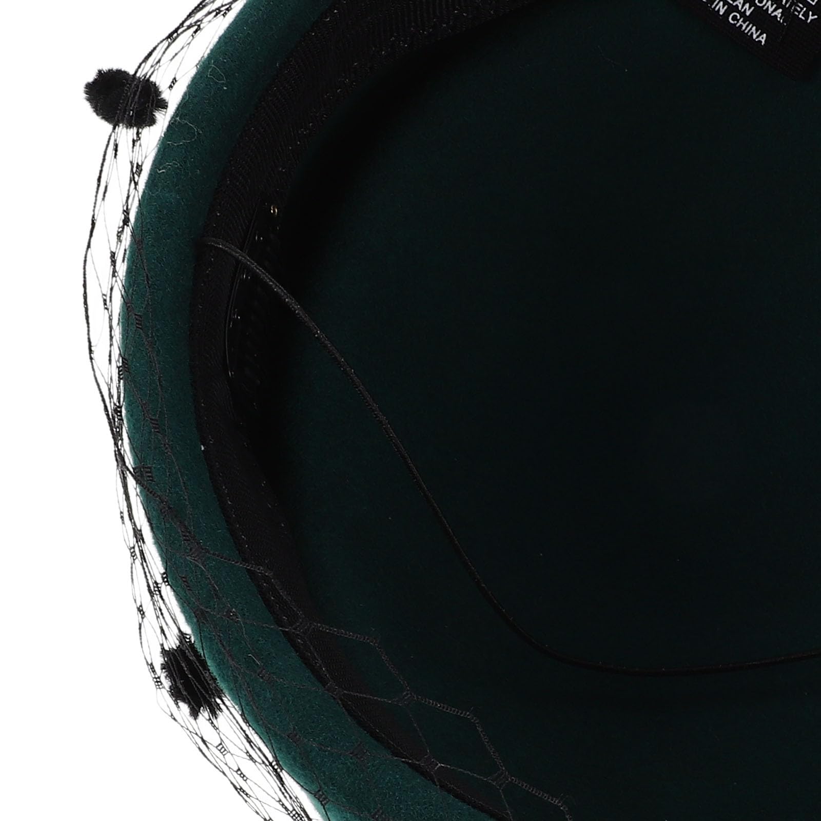 SOLUSTRE Cappello Fascinator da Donna Leggero e Raffinato con e Fiocco Vintage Inglese in Lana Verde per Matrimoni e Uscite Invernali
