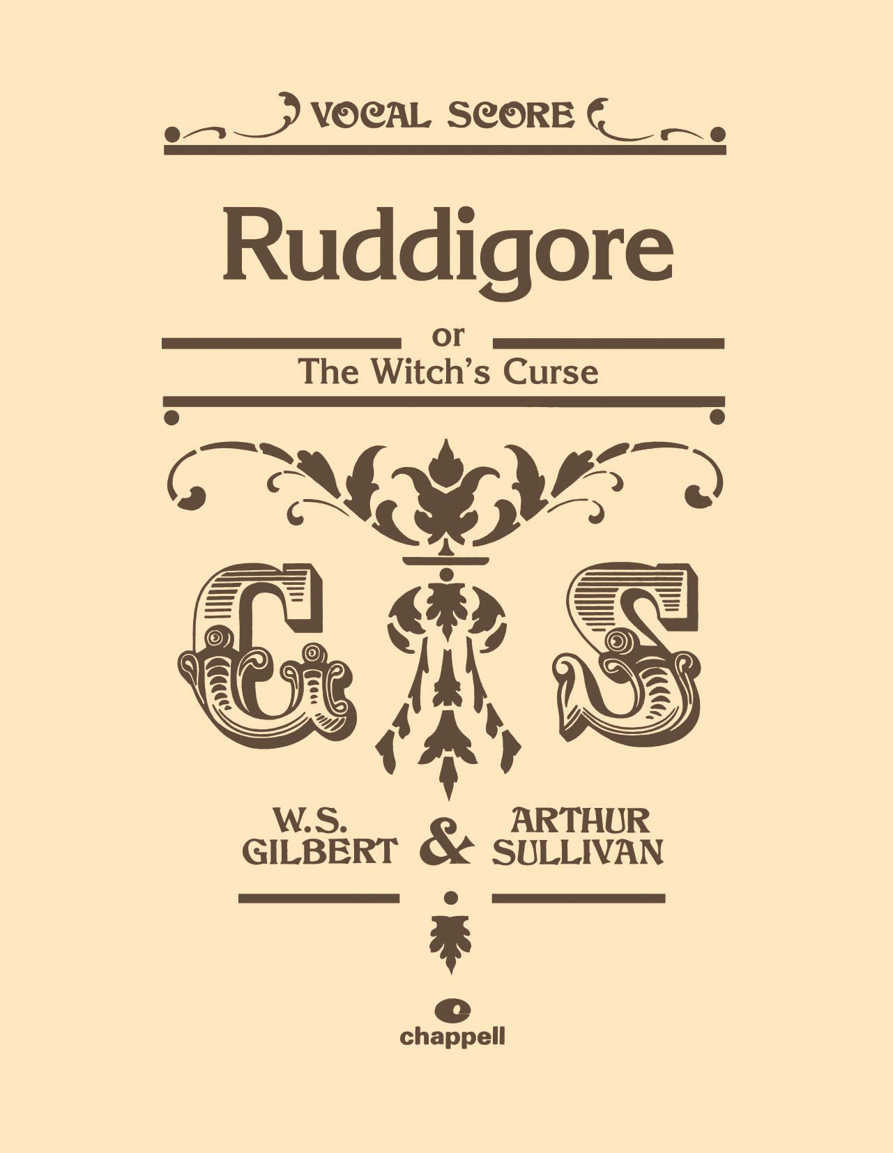 Ruddigore: (Vocal Score): Or the Witch's Curse, Vocal Score (Faber Edition)