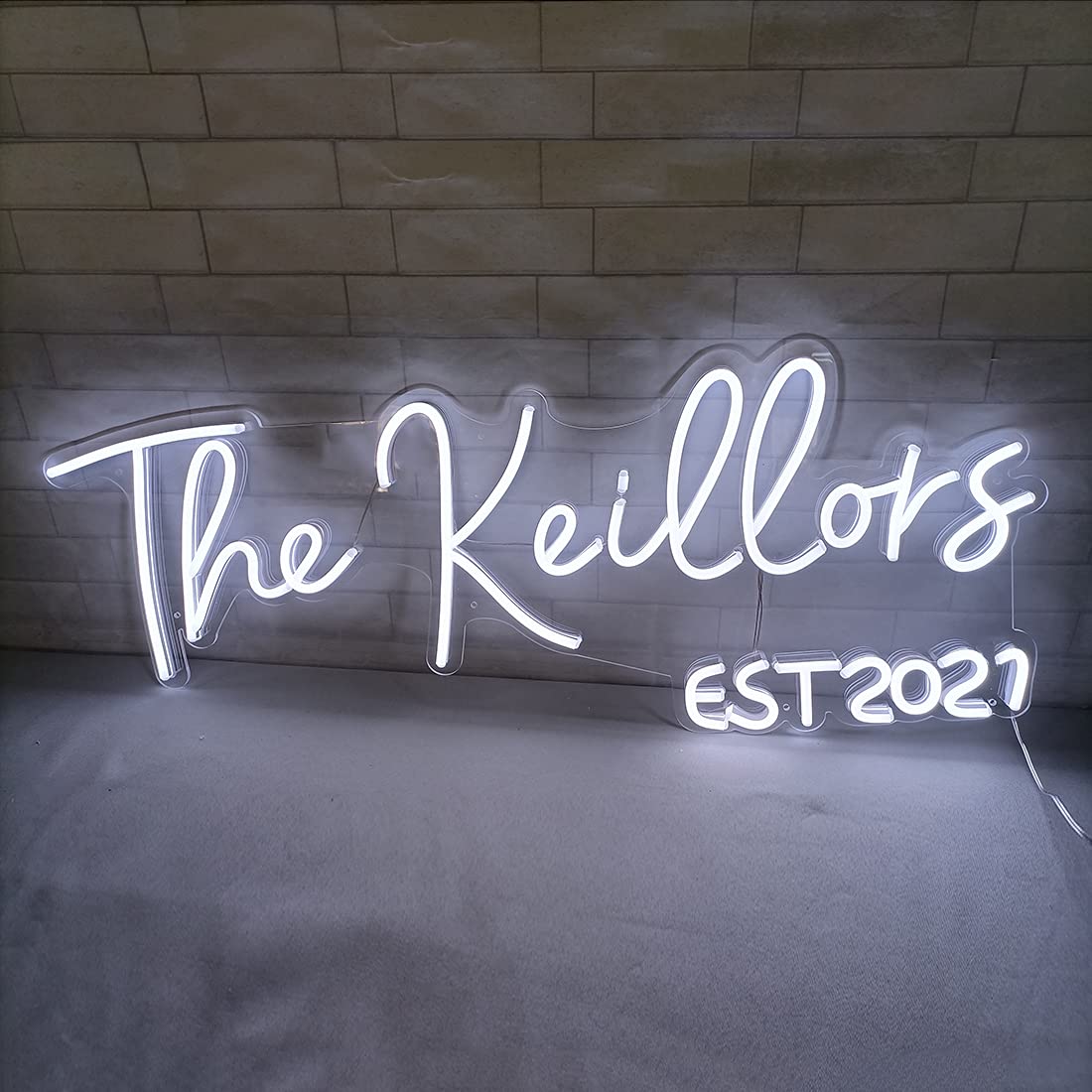 Britrio Custom Neon Light Signs for Bedroom Wall Decor Neon Art Accent for Man Cave Game Room Party Birthday Gift 12V Indoor Use(12