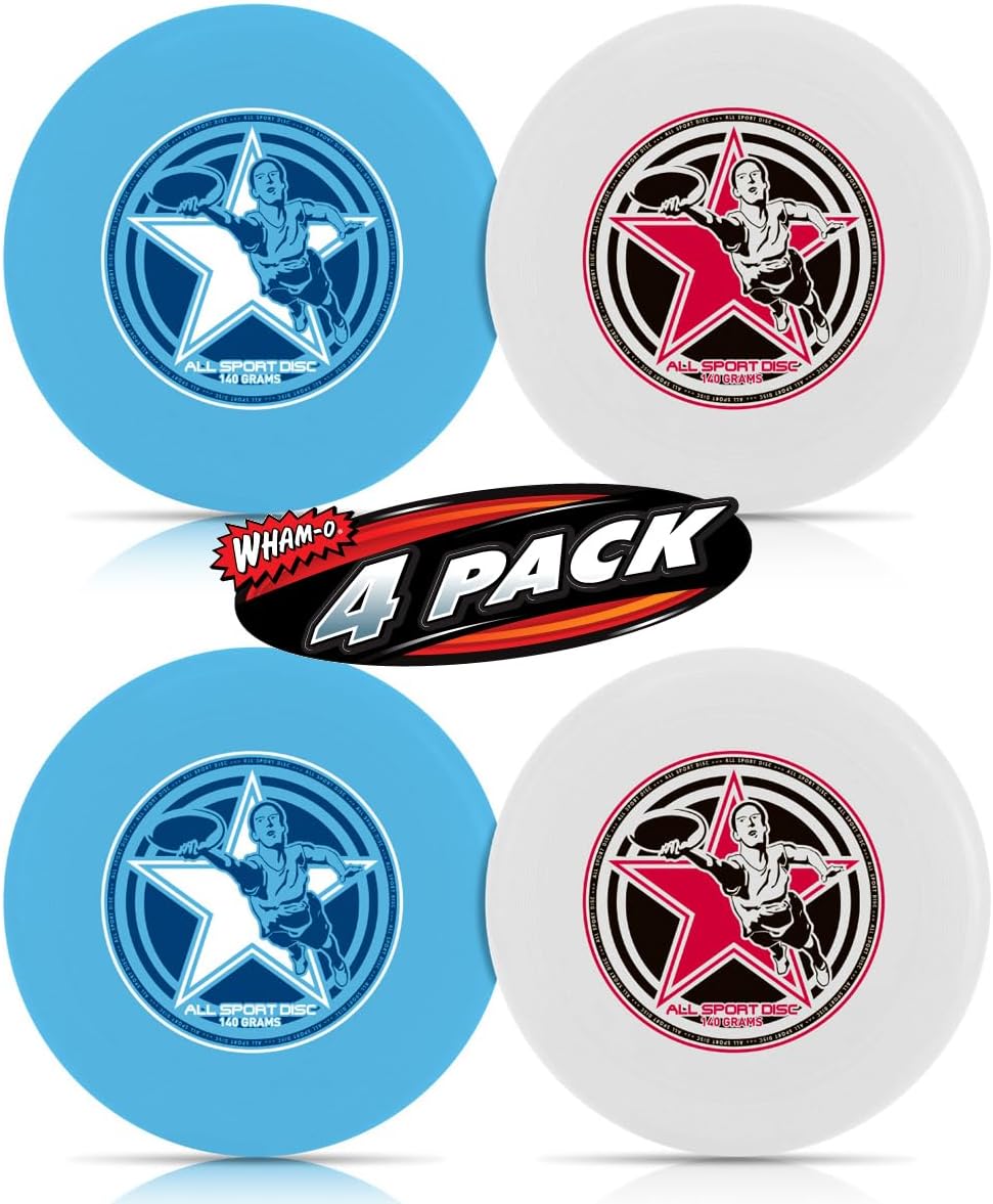 Wham-O Frisbee All Sport Flying Disc - 10” - 140 Grams - Lightweight Sport Frisbee - Premium Quality - Disc Golf -