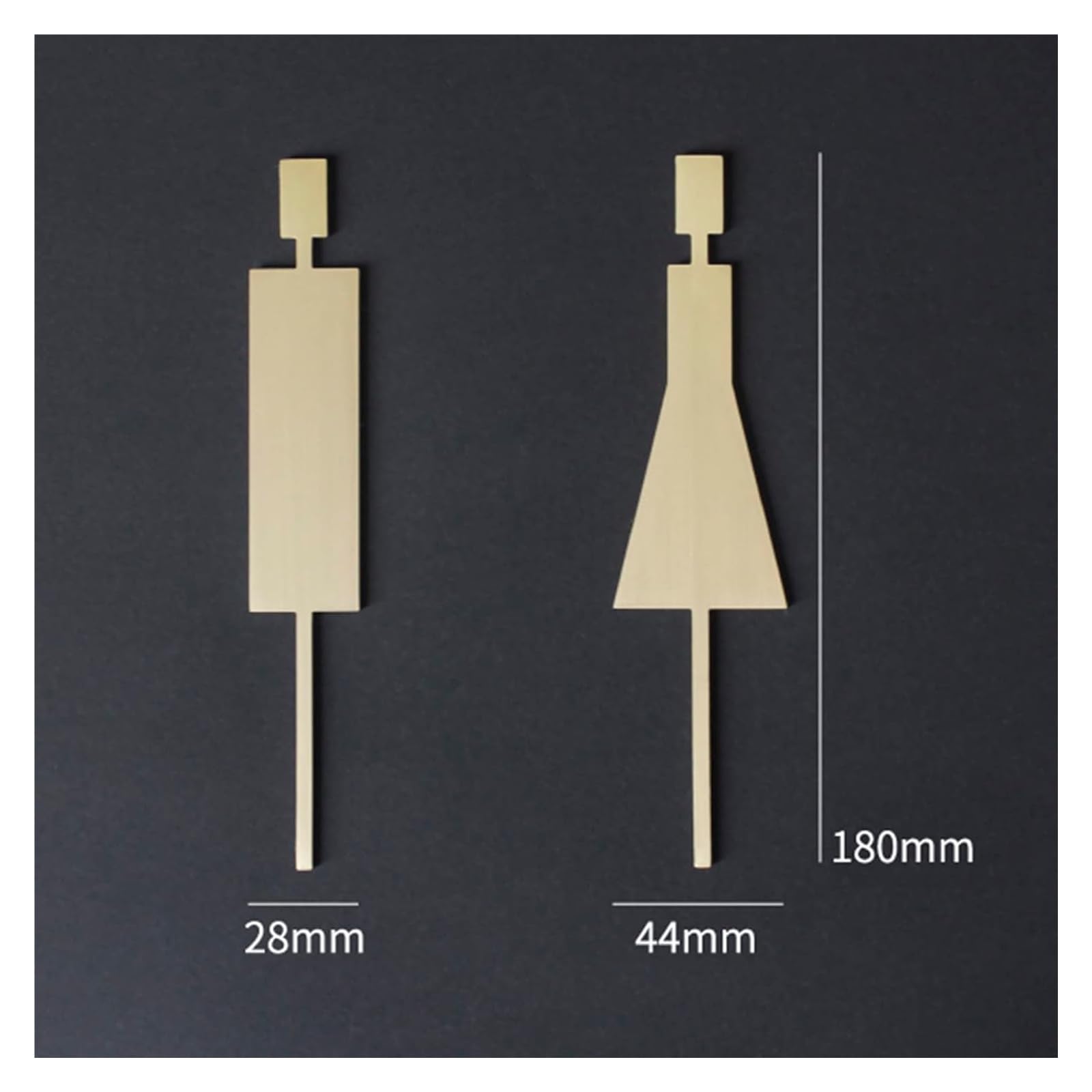 Letreros Divertidos para Puerta de baño, Letrero para baño, Letrero para Puerta de Inodoro, Letrero para baño, Letrero/Cartel de latón para Puerta de baño par(