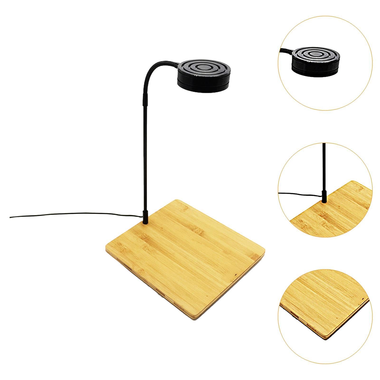 Sharplace Luz de Acuario con Soporte, Alimentada por USB, para Plantas en Macetas, Paisaje en Miniatura, Decoración de Acuarios de Agua Dulce, 7w