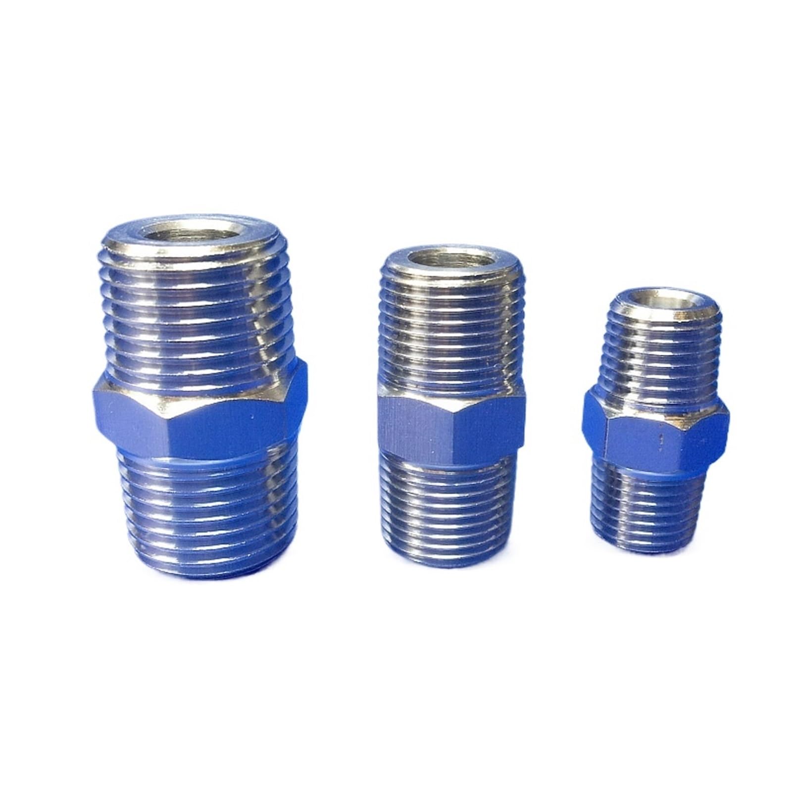 Mamelon NPT 1/2 en acier inoxydable durable pour installation de gaz et eau