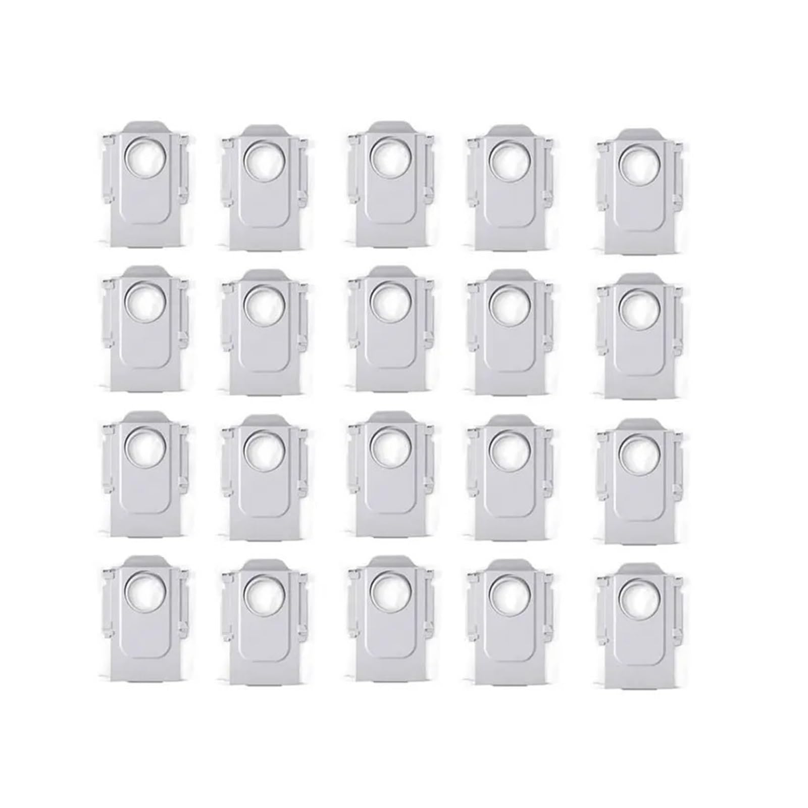 PORRSYDCD Main Roller Side Brush Hepa Filter Mop Cloth Dust Bag Accessories，Compatible With Roborock Qrevo Curv / P20 Pro Robot Vacuum Cleaner Parts(20pcs)