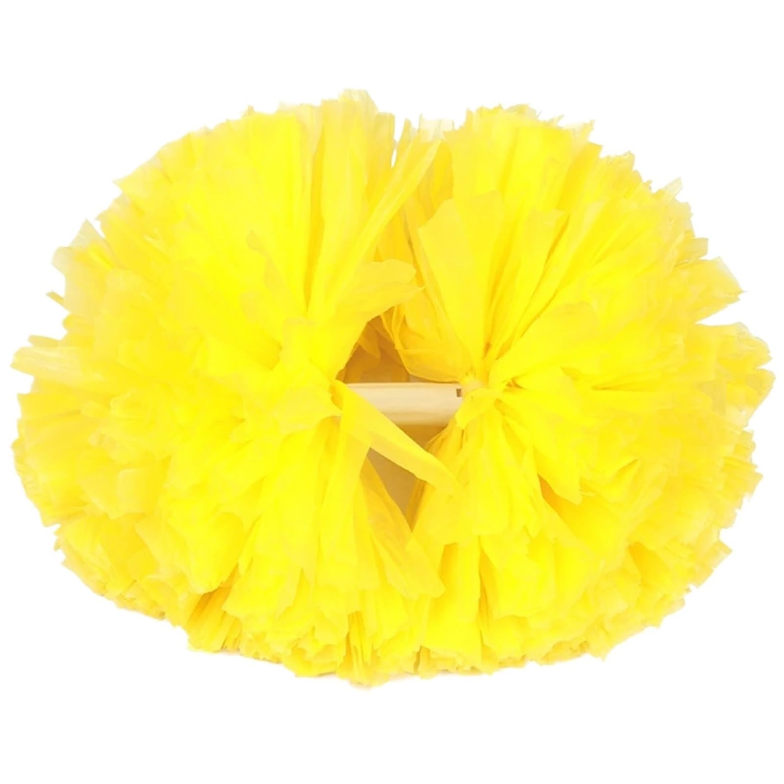 Glitter Metallic Foil Pompoms, 4 pcs Cheerleading Pom Poms Multicolor(Color 2)