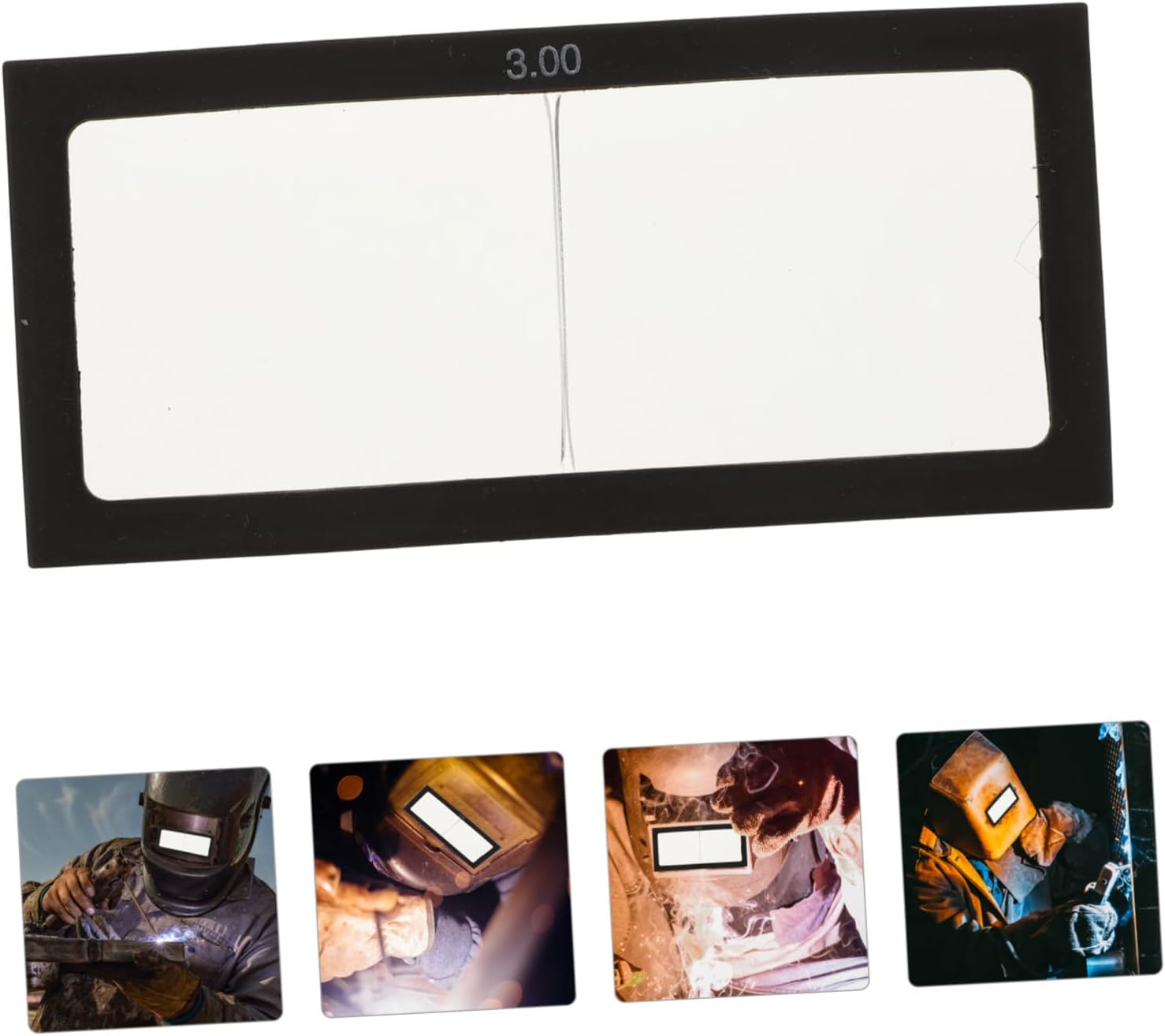 balacoo Welding Lens Magnifying Welding Helmet Accessories Eye Protection Glass and Abs Material