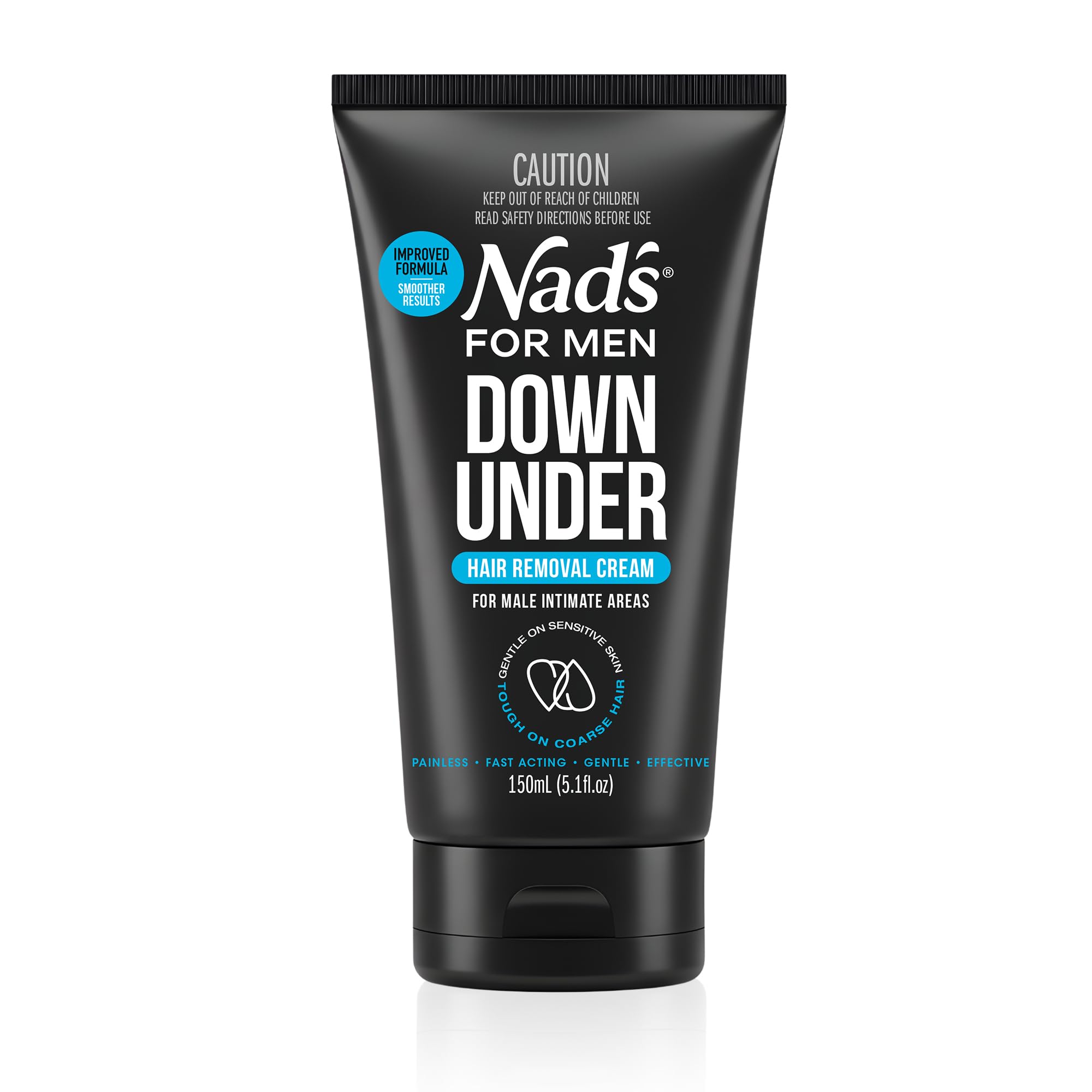 Nad's For Men Intimate Hair Removal Cream For Men - Easy & Painless, Depilatory Cream For Unwanted Male Hair In Intimate/Private Area, Suitable For All Skin Types