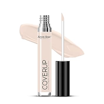 Seven Seas Cover Up Liquid Light weight Concealer with Full Coverage | Easily Blendable Concealer for face makeup with Matte finish (03_E)