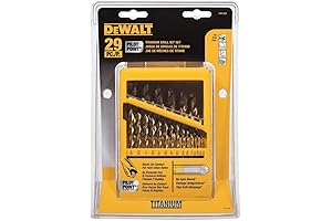 DEWALT Titanium Nitride Coated Drill Bit Set