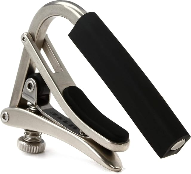 Shubb C1N Guitare acoustique standard Capo – Nickel brossé
