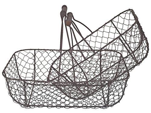 Panier grillage vieilli GM