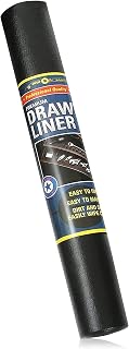 EPPCO Enterprises Tool Box Drawer Liner 12-inch Wide x 72” Long Non-Slip Tools Chest Mat, Black