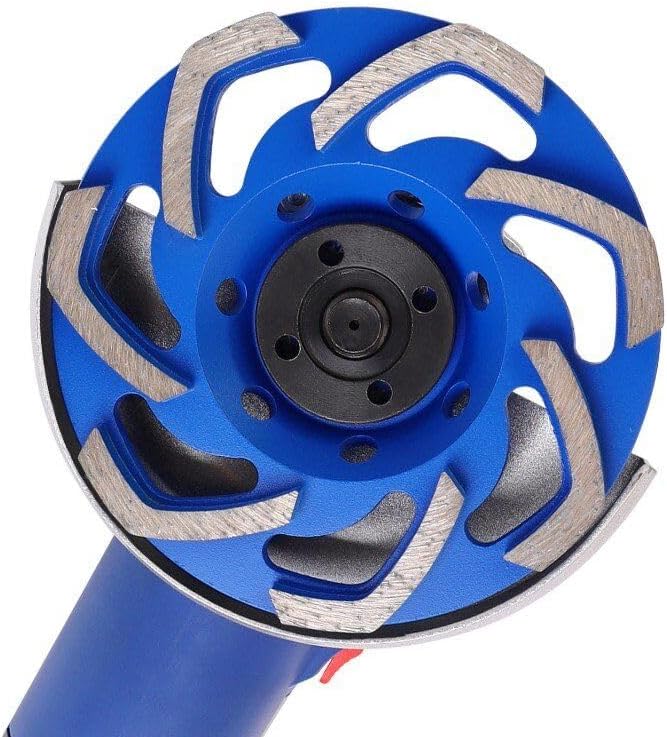 HERZO Diamond Concrete Grinding Cup Wheel 5 inch/125mm, Surface Grinding Wheel for Granite, Marble, Cement, Stone, Rock
