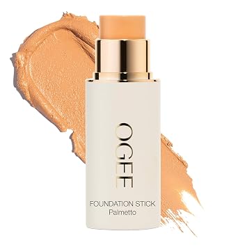 Ogee Sculpted Complexion Foundation Stick Palmetto 2.80N - Medium Light Tan, Olive Undertones Full Coverage Foundation Makeup - Instantly Balance & Even Complexion - 70% Organic Ingredients