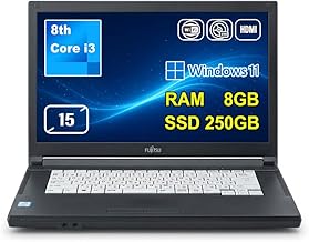 ノートパソコン Fujitsu Lifebook A579 Windows11 整備済 第8世代 Core i3 メモリ8GB 大容量 高速 SSD250GB 秒速起動 高性能 ノートパソコン 15.6型 HDMI Bluetooth 無線LAN WiFi DVD Ms Office 2021