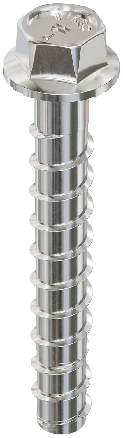 Simpson Strong-Tie THD50400H6SS - 1/2-Inch x 4-Inch Hex Washer Head, Type 316 Stainless Steel Titen HD Heavy Duty Screw Anchor for Concrete, Easy Installation (Pack of 20)