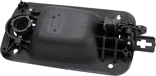 Miniatura 31 de TRQ Manija de puerta exterior delantera izquierda plateada para el lado del conductor compatible con Nissan 370Z 2009-2017