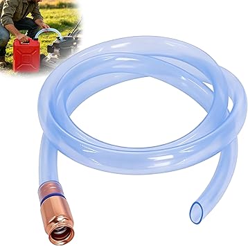 Wadoy 3/4" Siphon Hose, 6FT Shaker Siphon Pump for Gasoline/Gas/Fuel/Water Transfer, Upgrade Multi-Purpose Self Priming Siphon Hose