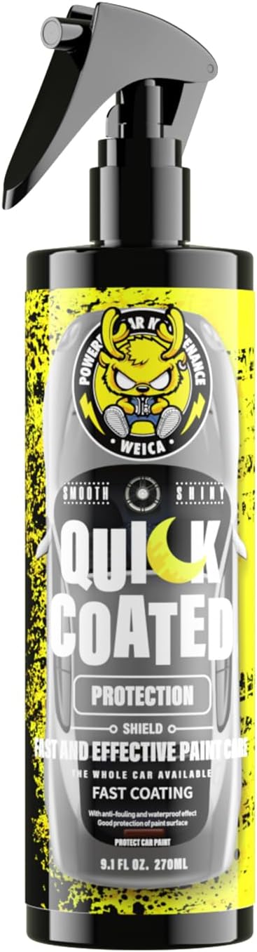 Ceramic Spray Coating for Cars, RV, Motorcycle, Boat - Hydrophobic Sealant & Wax - Quick Detailer for Extreme Gloss on Paint, Wheels, Trim - Safe on Chrome, Plastic, Vinyl - 9.1 fl oz - Image 7