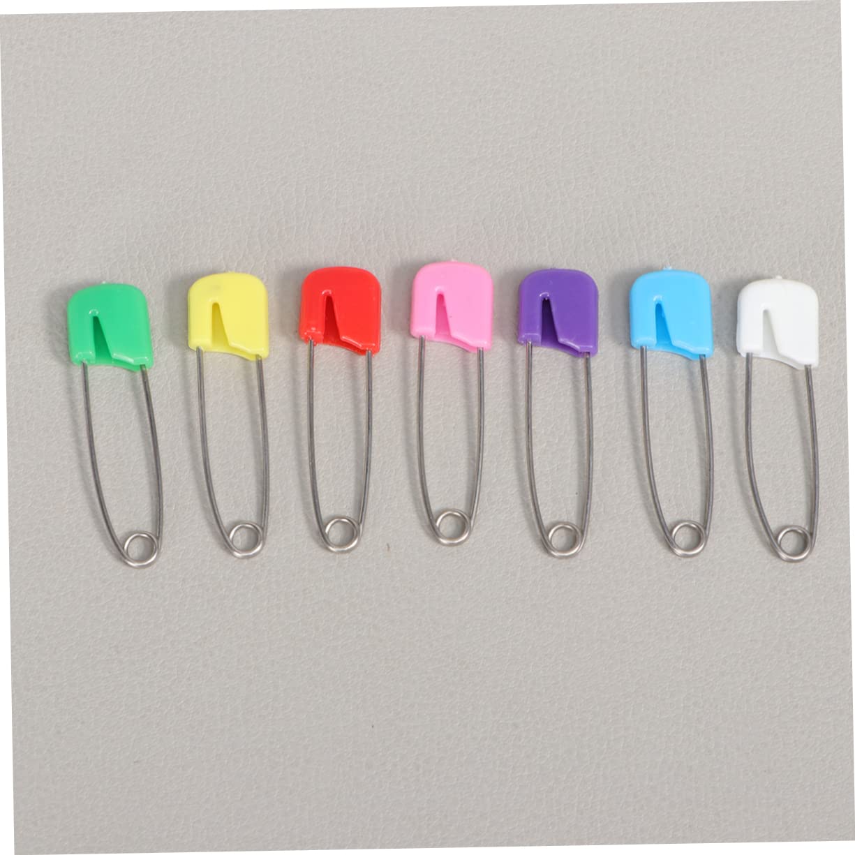 SEWACC 3sets Diaper Safety Pins Plastic Heads Small Safety Pins for Clothing Baby Nursing 100pcs*3