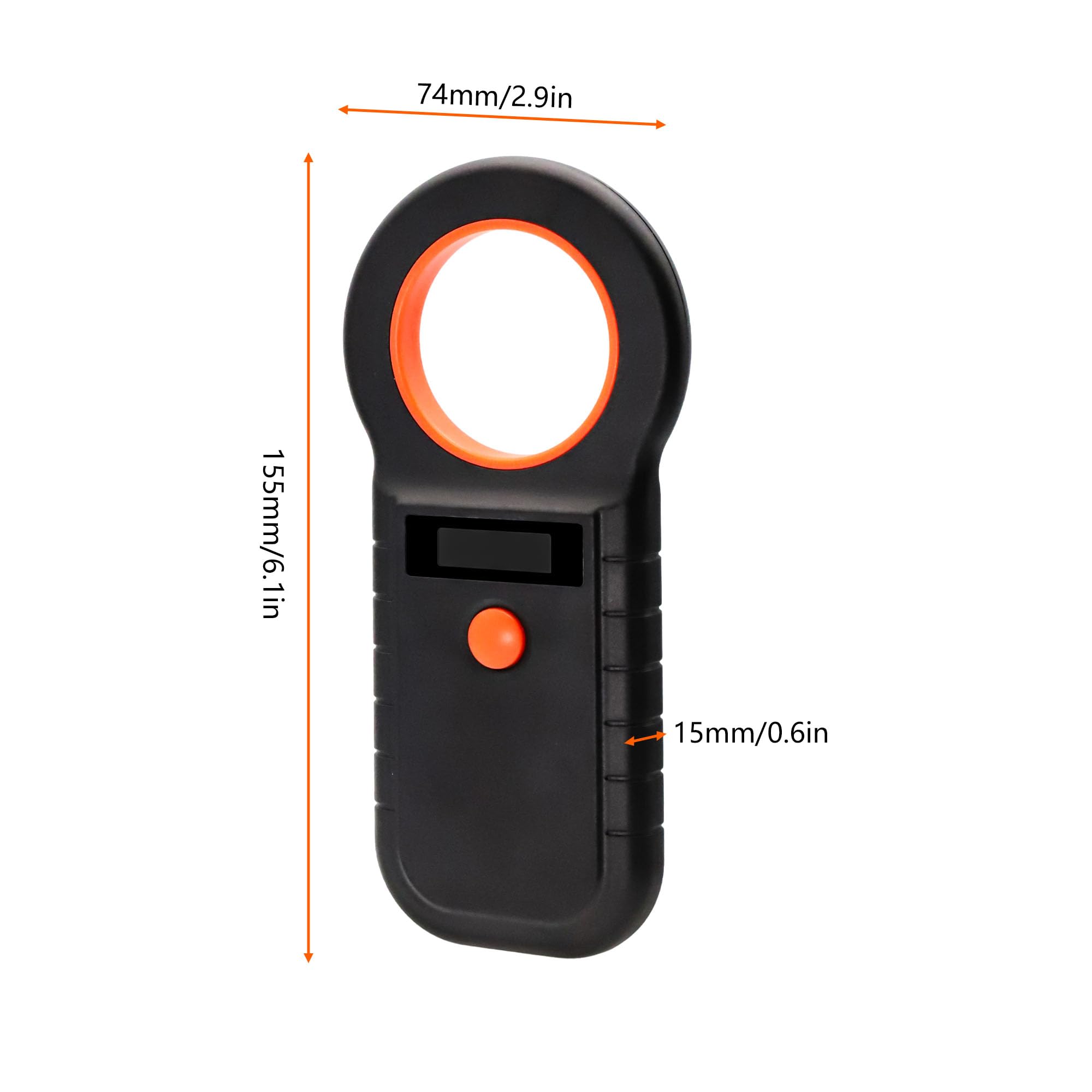 Haustier Mikrochip Scanner OLED Chiplesegerät für Hunde Wiederaufladbarer USB Tierchip lesegerät chip lesegerät Haustier chip ID Scanner für Haustiere