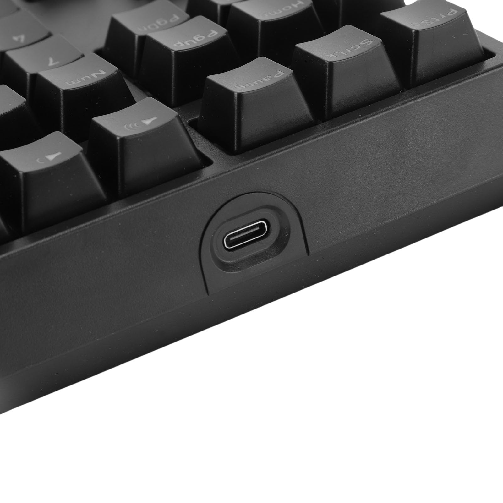 Nummernblock mit 34 Tasten, Mechanischer Ziffernblock, USB-Kabel, Hintergrundbeleuchtung, RGB, 17 Beleuchtungsmodi, Blauer Schalter, Taktiles Feedback für PC, Laptop, (Black)