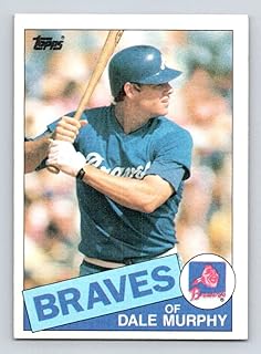 1985 Topps Baseball #320 Dale Murphy Atlanta Braves Official MLB Trading Card (stock photos used) Near Mint or better cond...